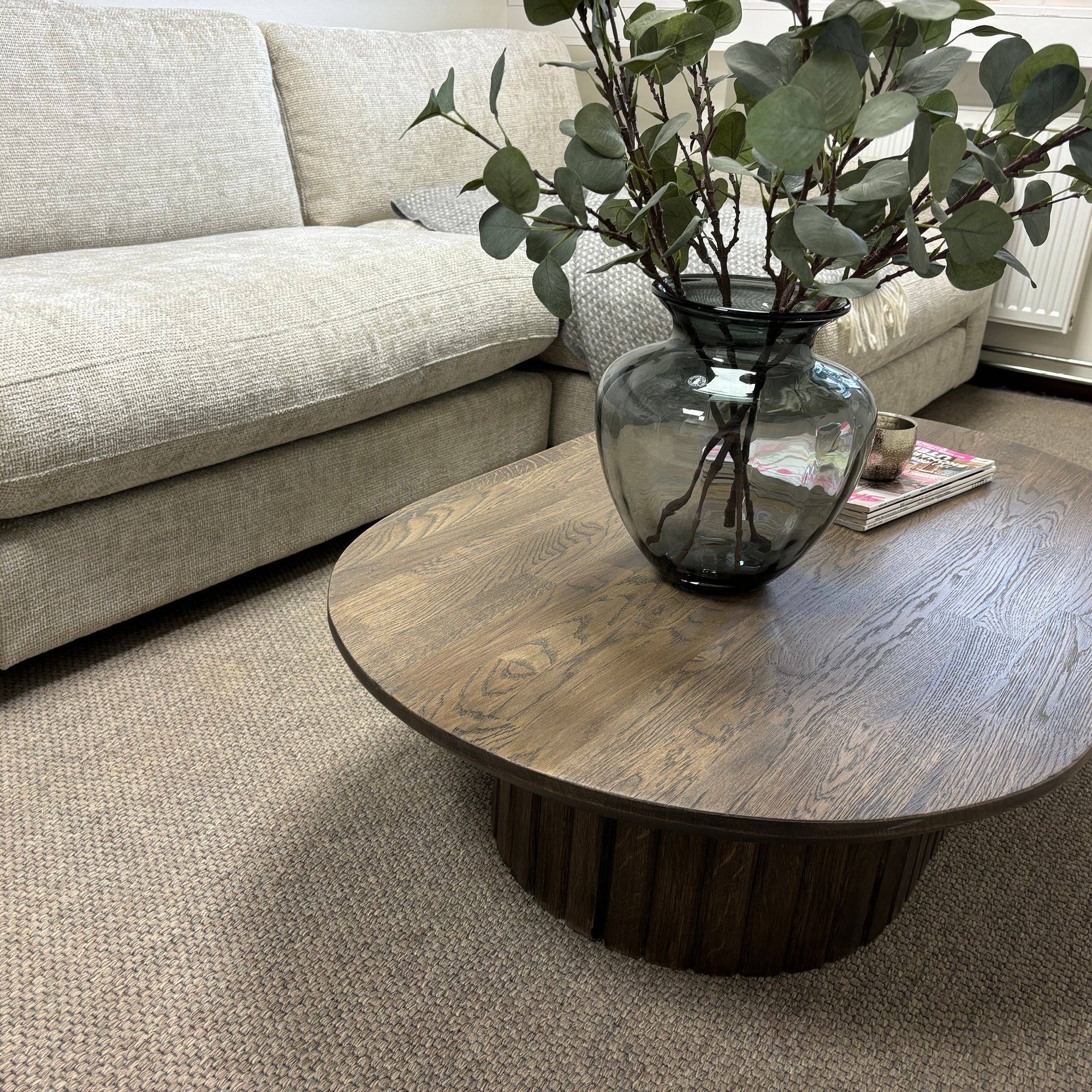 Coffee table | täta ribbor cylinder | 80 - 140 cm